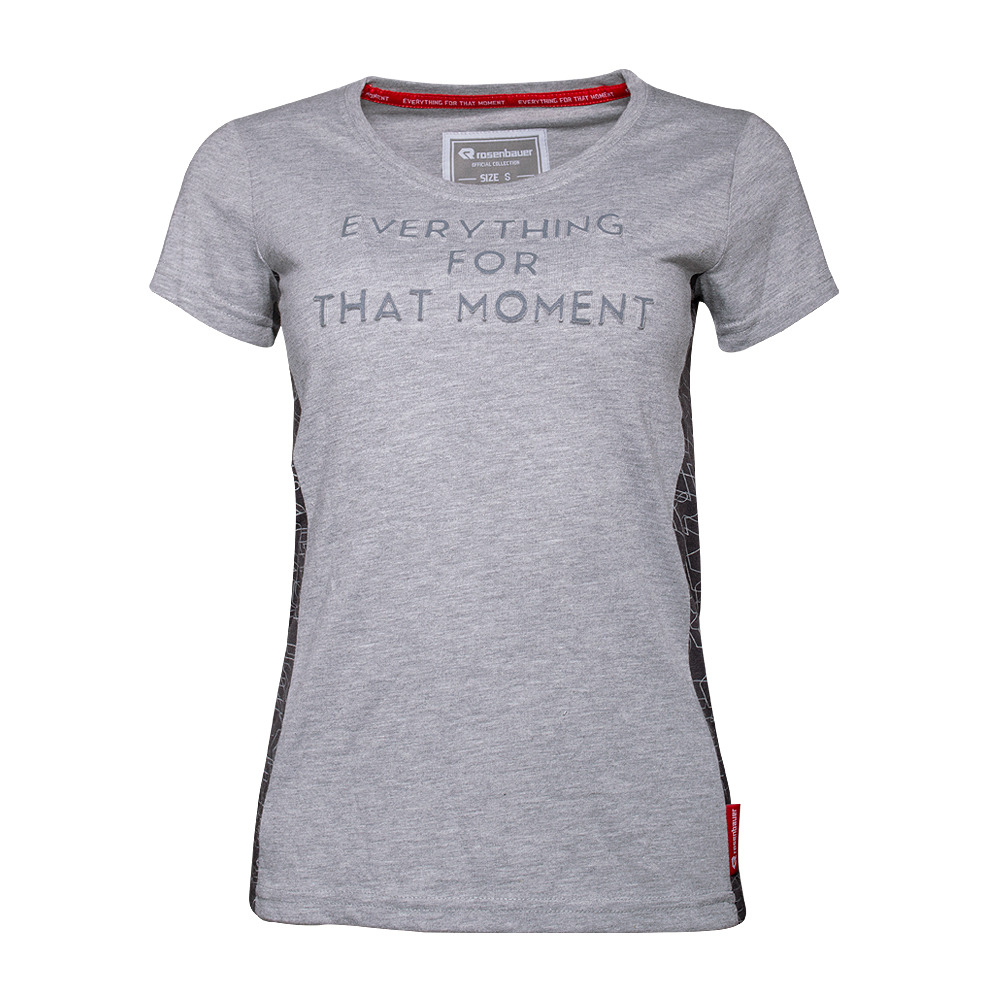 Ladies T-Shirt grey “EFTM“, Size XS