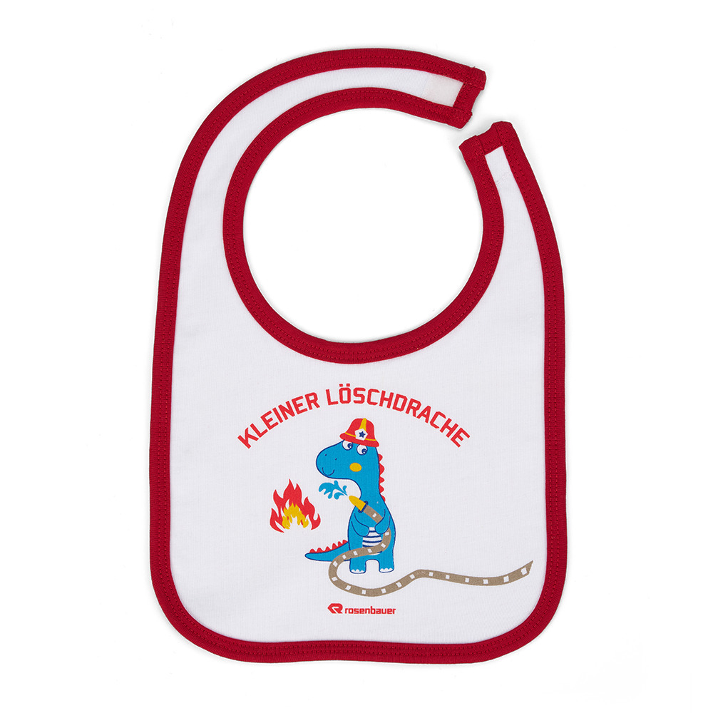 Baby's bib “small fire dragon“