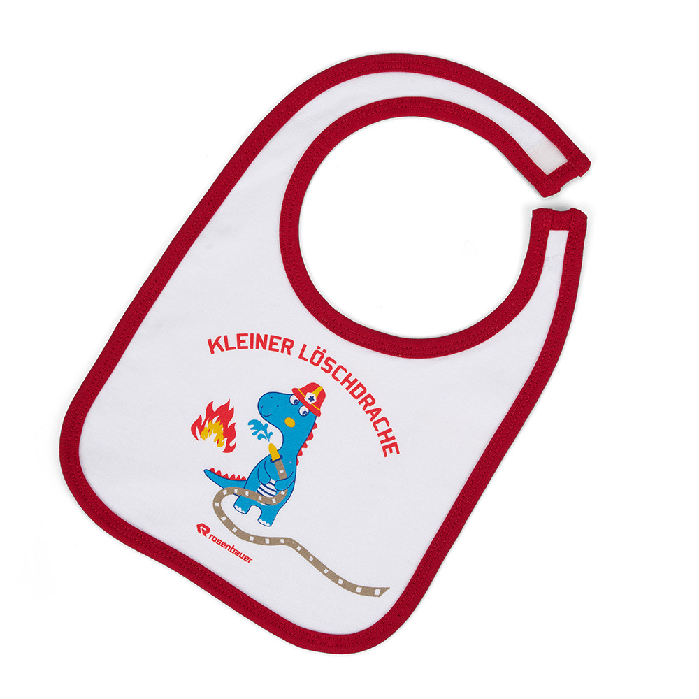 Baby's bib “small fire dragon“