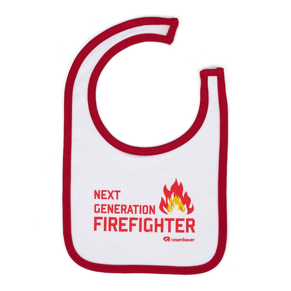 Baby's bib “Next generation firefighter“