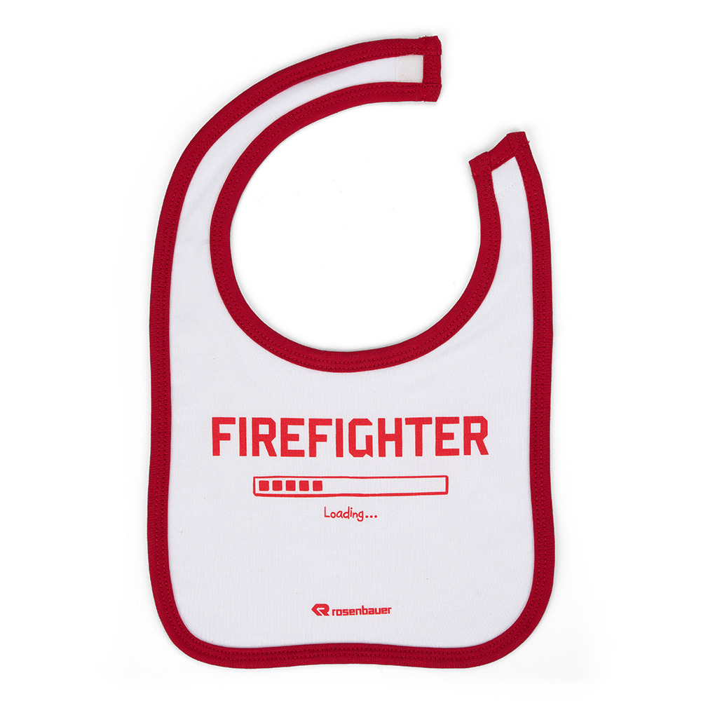 Baby's bib “Firefighter loading“