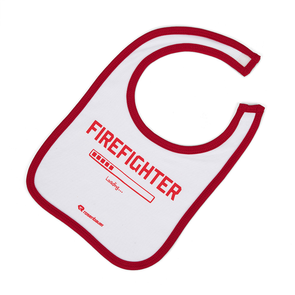 Baby's bib “Firefighter loading“