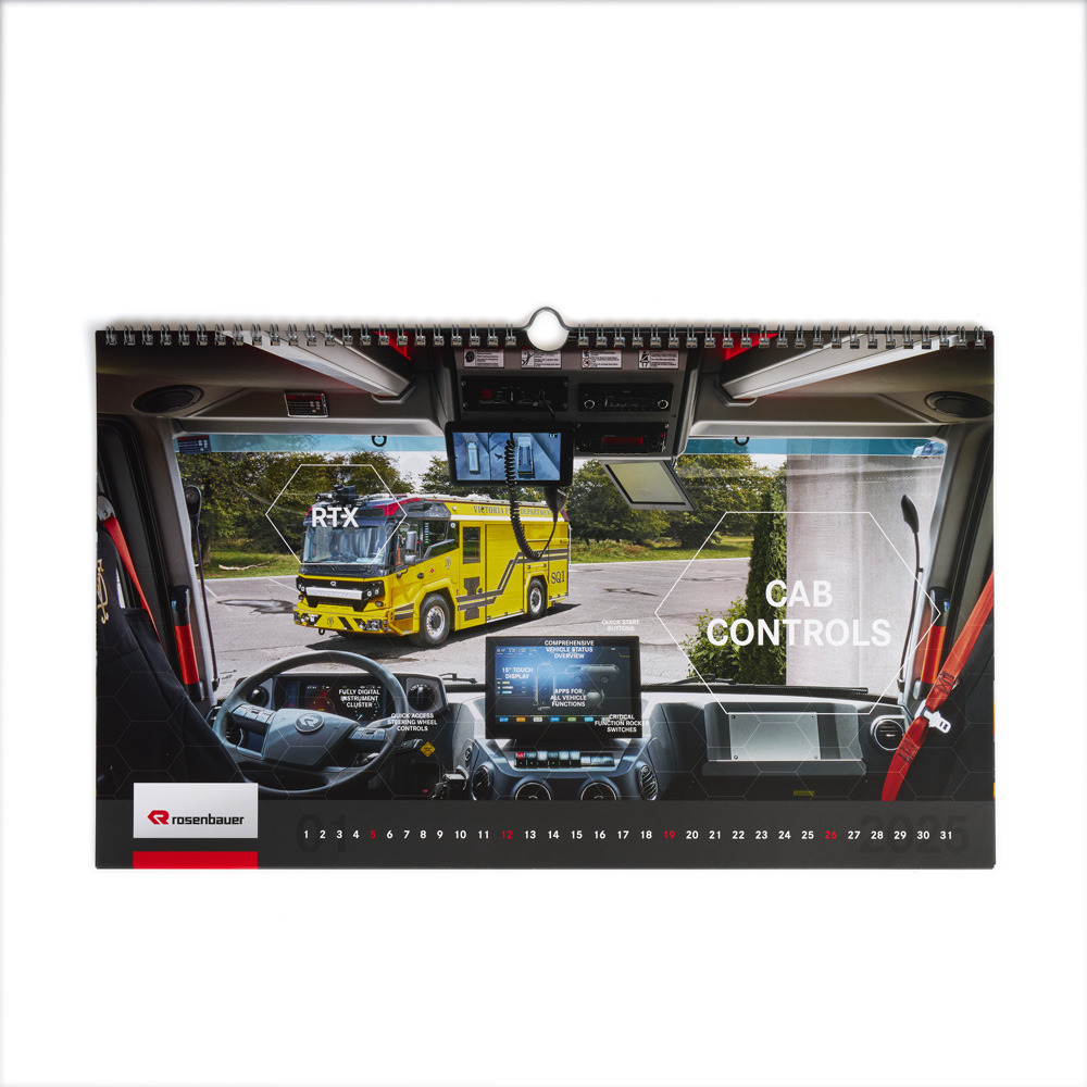 Picture calendar A3 2025